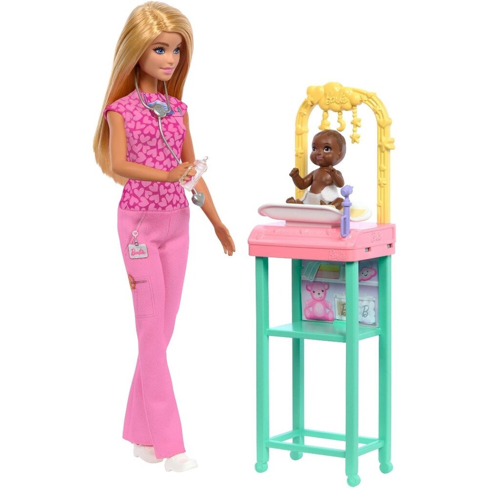 Barbie Nurturing Baby Doctor Playset